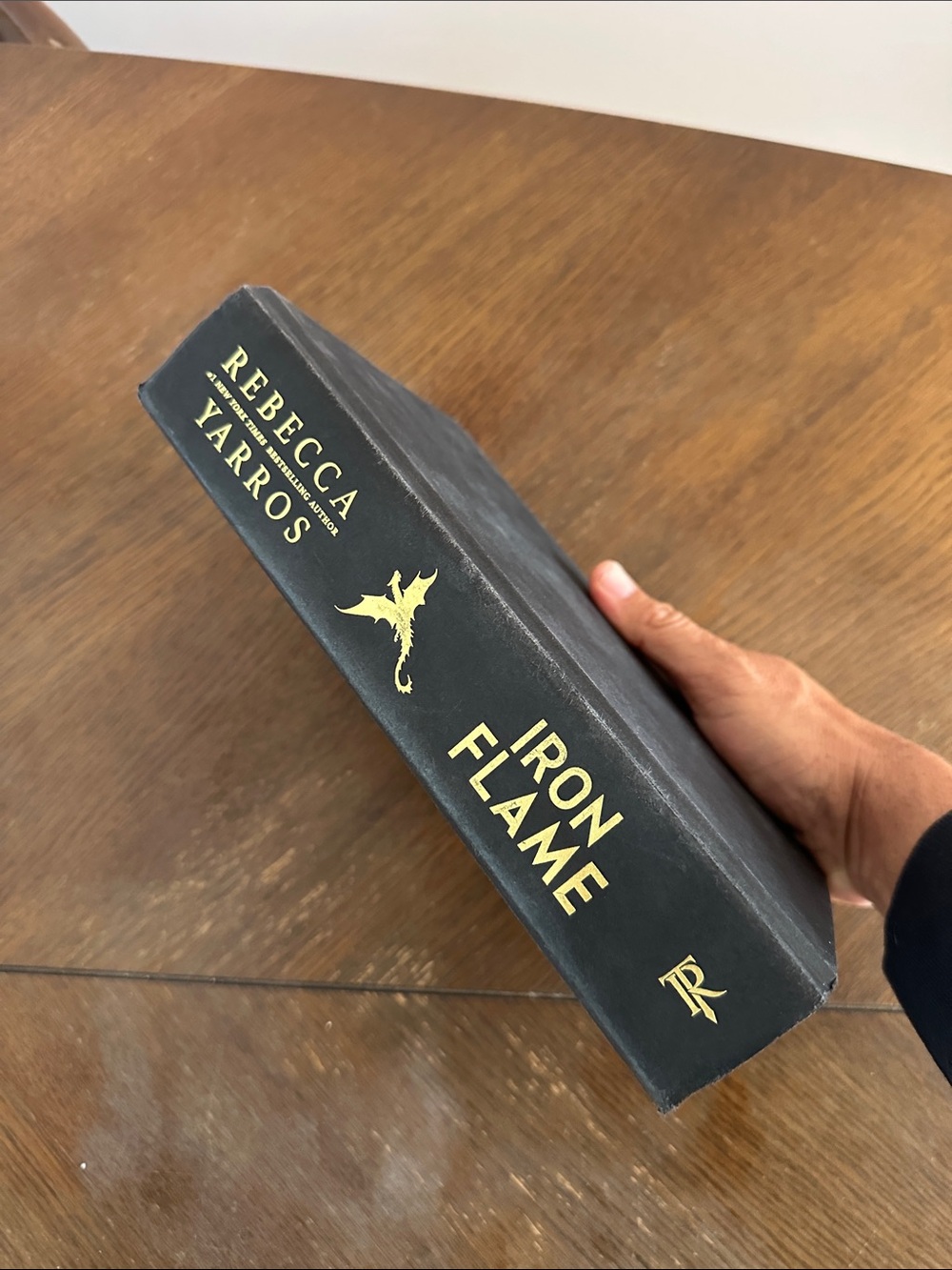 Iron Flame Hardcover Book - Black and Gold